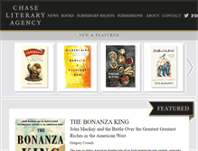 Tablet Screenshot of chaseliterary.com